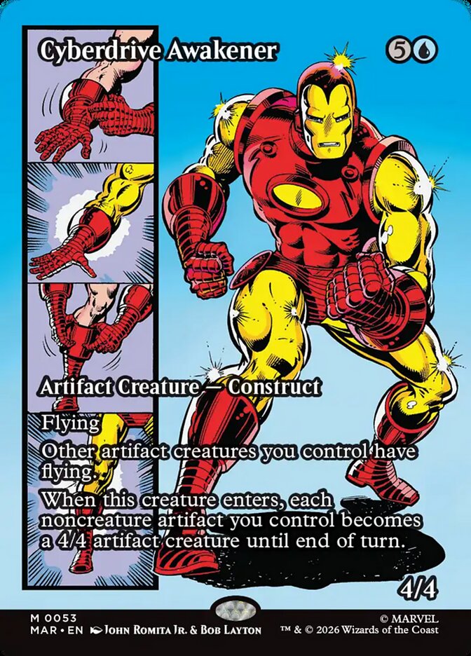 Cyberdrive Awakener, Marvel Universe Card Art
