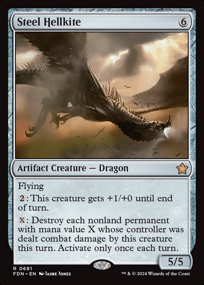 Steel Hellkite, Foundations Card Art
