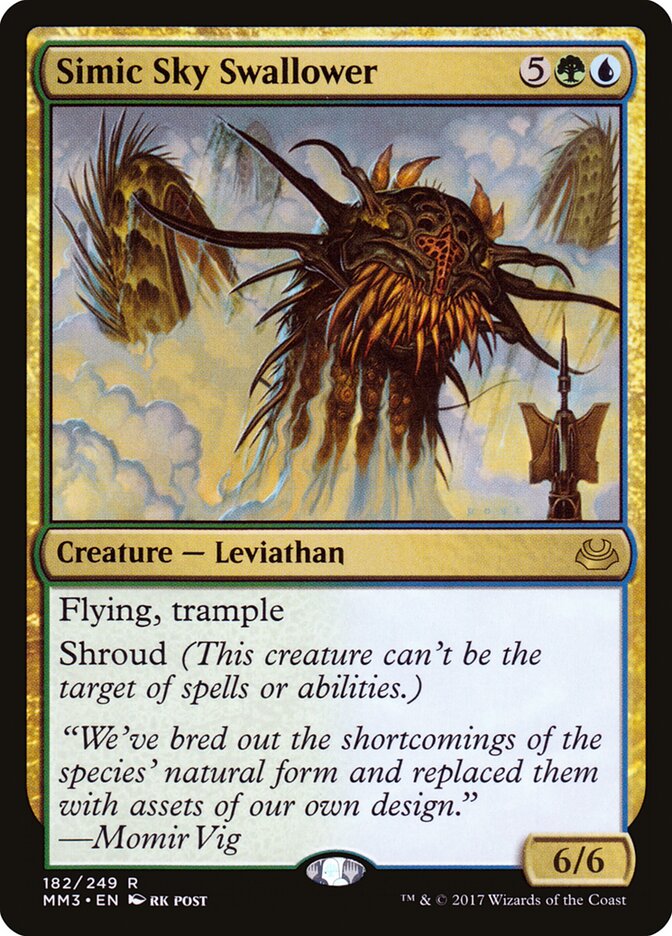 Simic Sky Swallower, Modern Masters 2017 Card Art