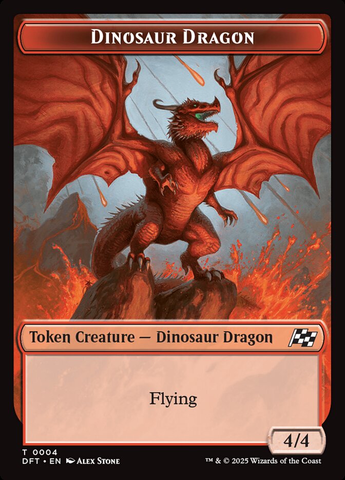 Dinosaur Dragon, Aetherdrift Tokens Card Art