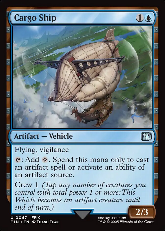 Cargo Ship, Final fantasy Card Art