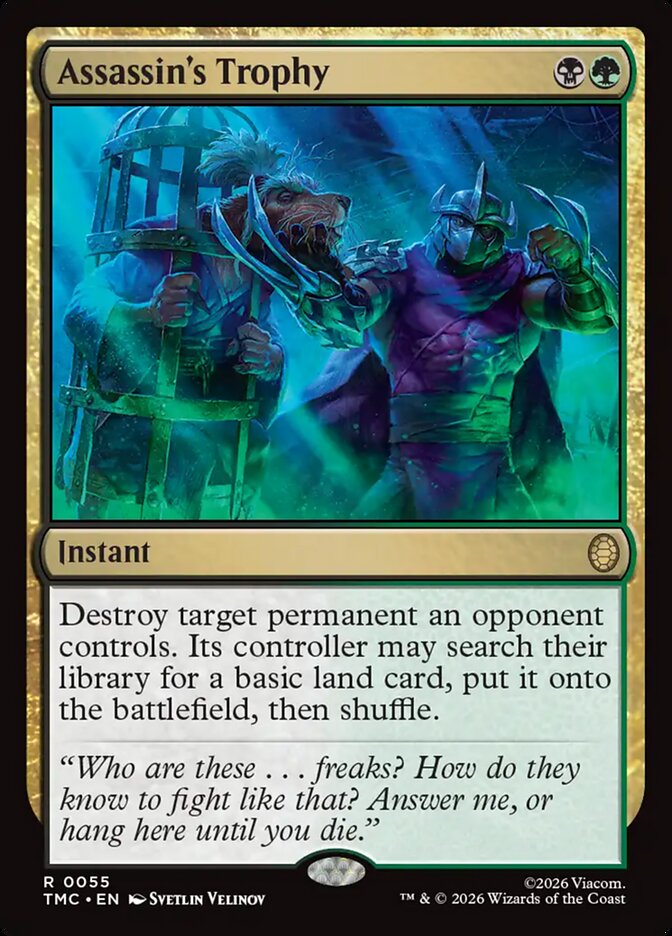 Assassin's Trophy, Teenage Mutant Ninja Turtles Eternal Card Art