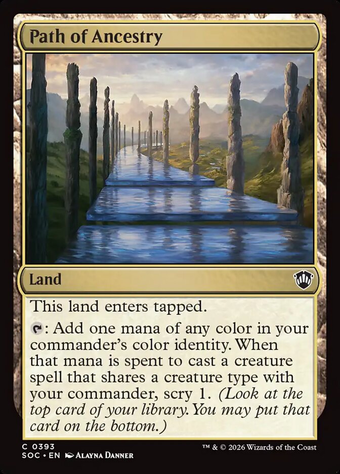 Path of Ancestry, Secrets Of Strixhaven Commander Card Art