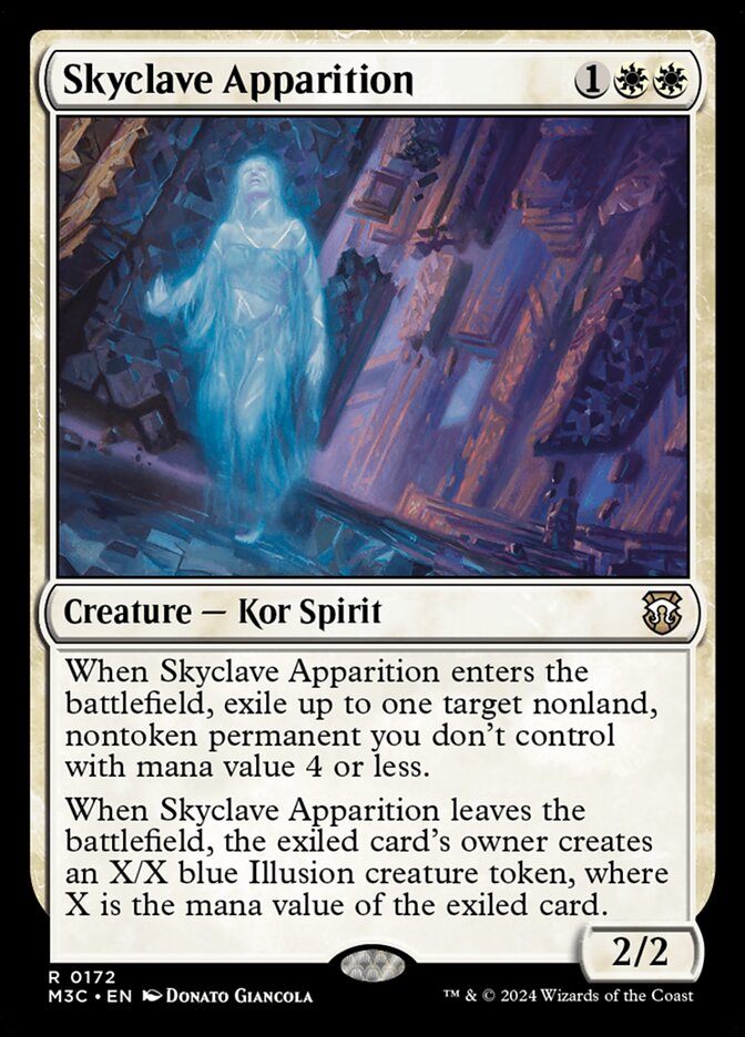 Skyclave Apparition, Modern horizons 3 commander Card Art