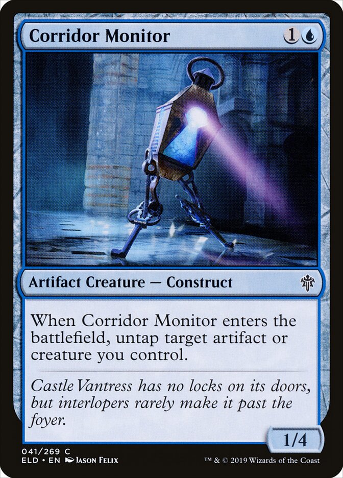 Corridor Monitor, Throne Of Eldraine Card Art
