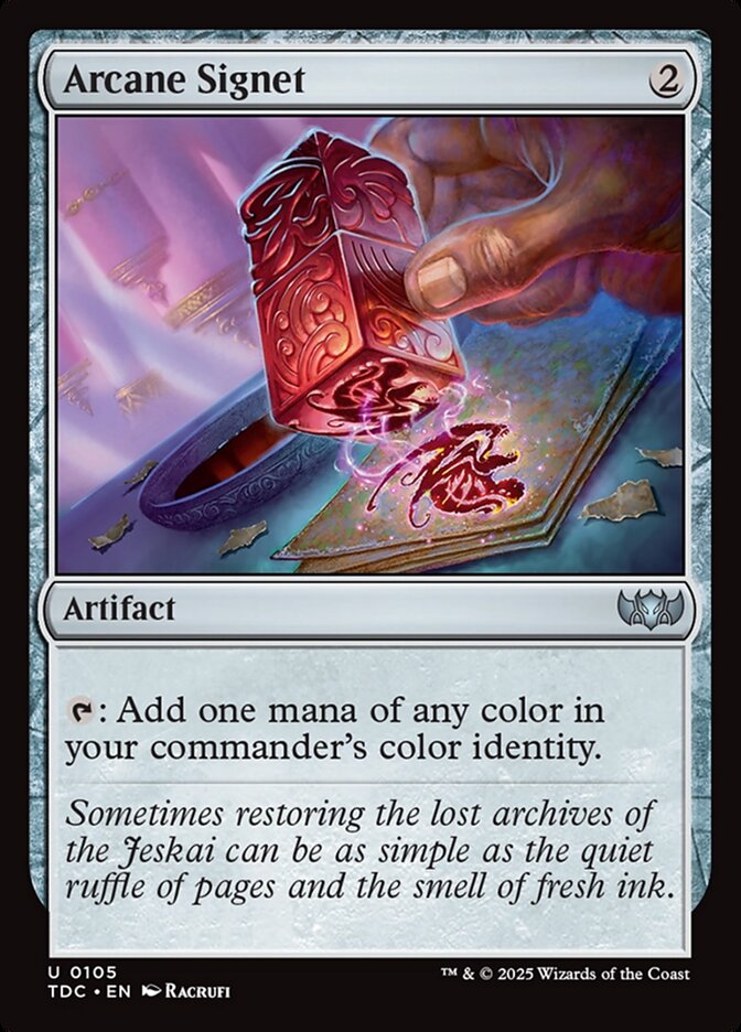 Arcane Signet, Tarkir: Dragonstorm Commander Card Art