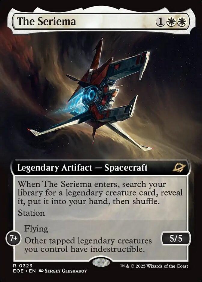The Seriema, Edge Of Eternities Card Art