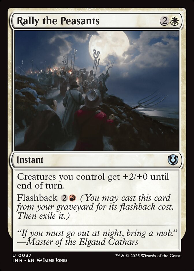 Rally the Peasants, Innistrad remastered Card Art