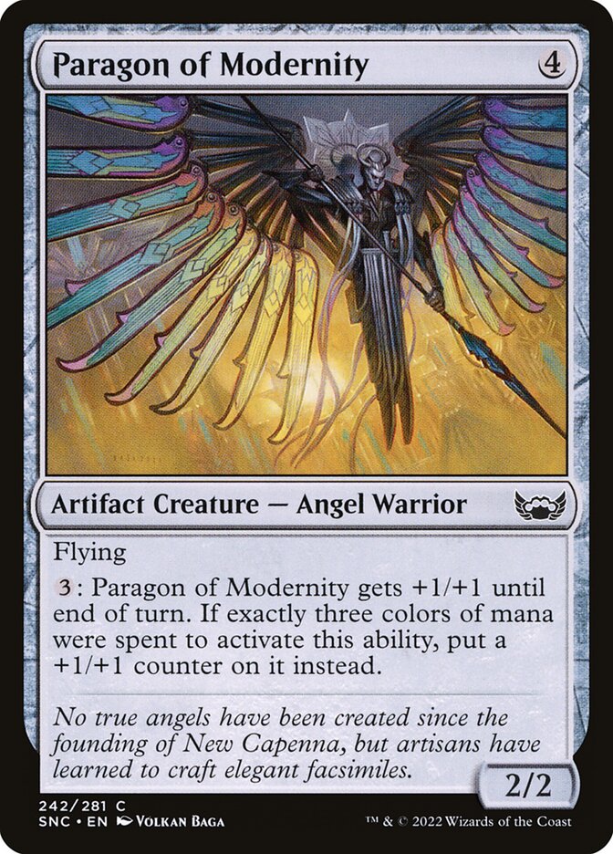 Paragon of Modernity, Streets Of New Capenna Card Art