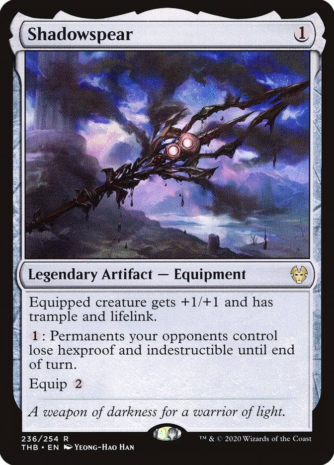 Shadowspear, Theros beyond death Card Art