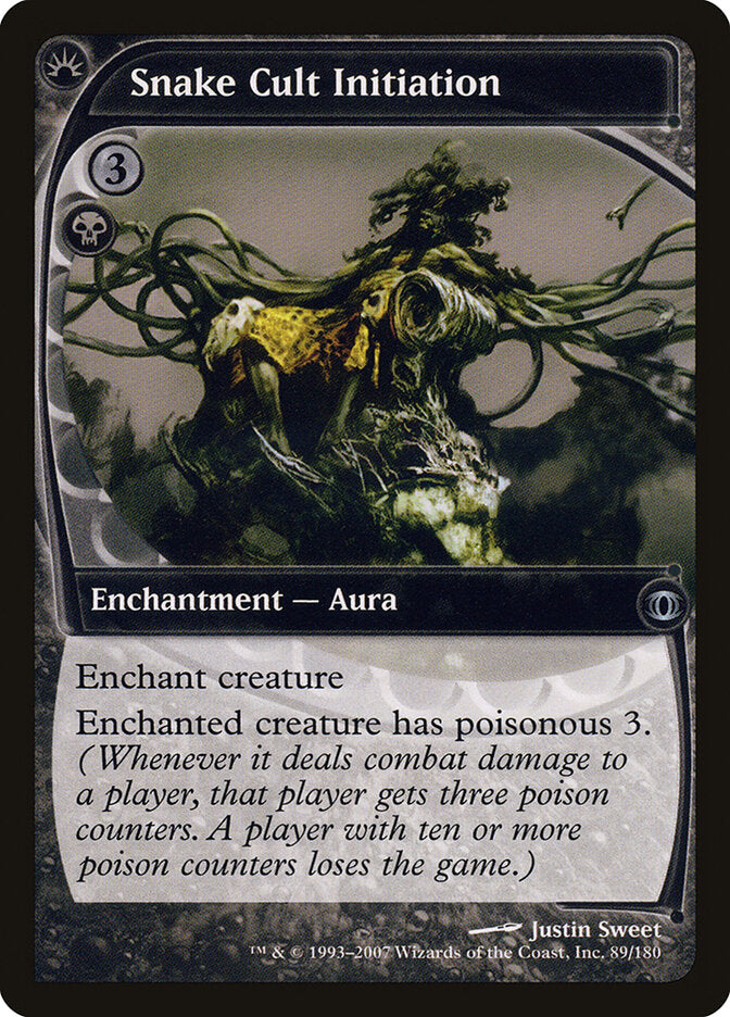 Snake Cult Initiation, Future Sight Card Art