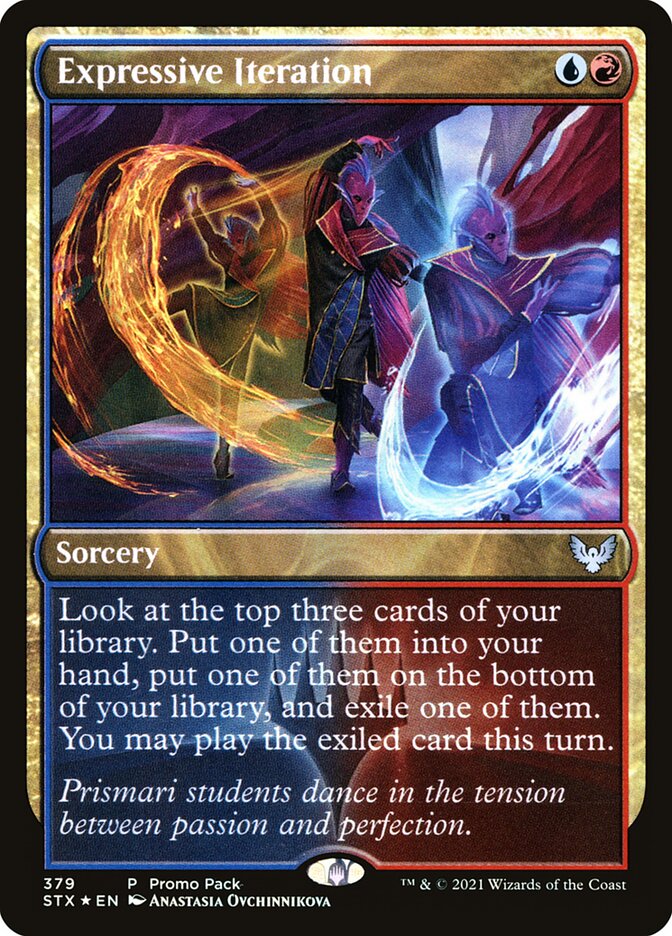Expressive Iteration, Strixhaven: school of mages Card Art