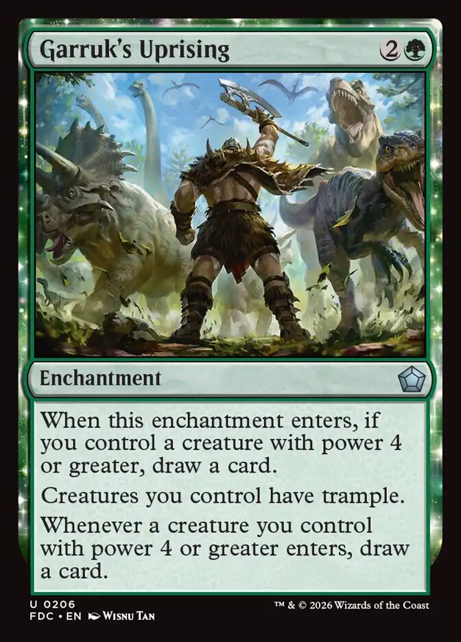 Garruk's Uprising, Foundations Commander Card Art
