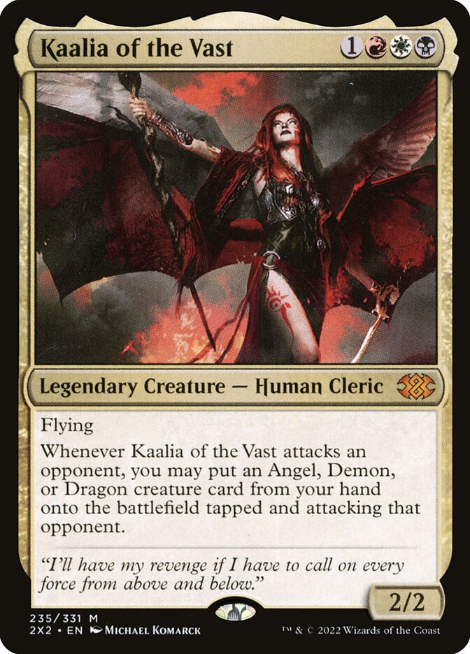 Kaalia of the Vast, Double Masters 2022 Card Art
