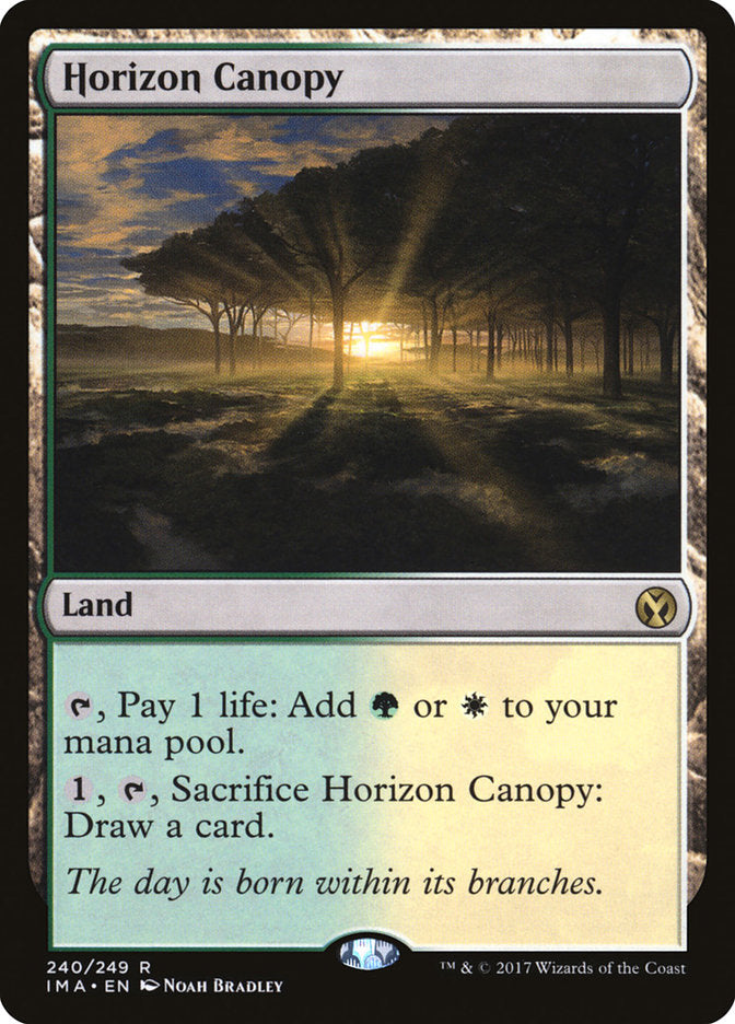 Horizon Canopy, Iconic Masters Card Art