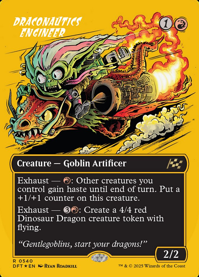 Draconautics Engineer, Aetherdrift Card Art