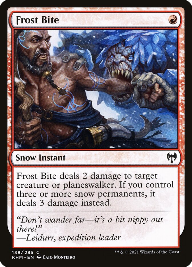 Frost Bite, Kaldheim Card Art