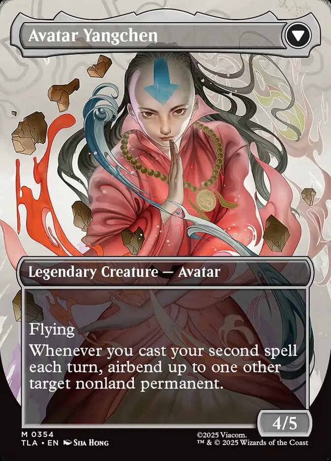 The Legend of Yangchen // Avatar Yangchen, Avatar: The Last Airbender Card Art