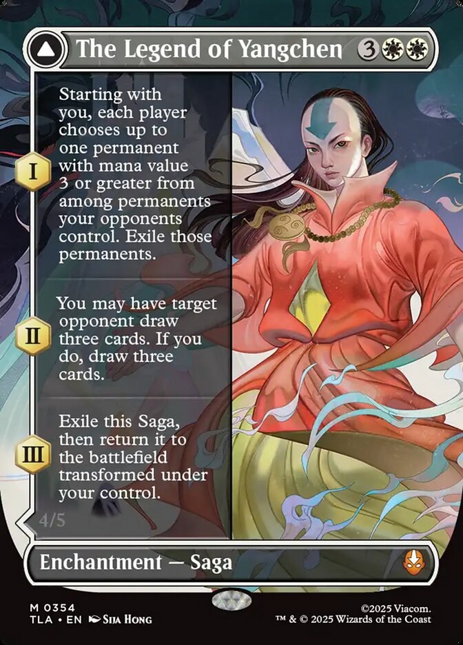 The Legend of Yangchen // Avatar Yangchen, Avatar: The Last Airbender Card Art