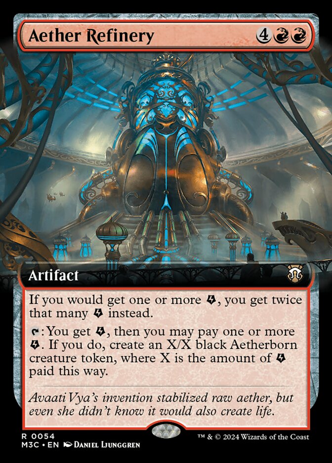 Aether Refinery, Modern horizons 3 commander Card Art