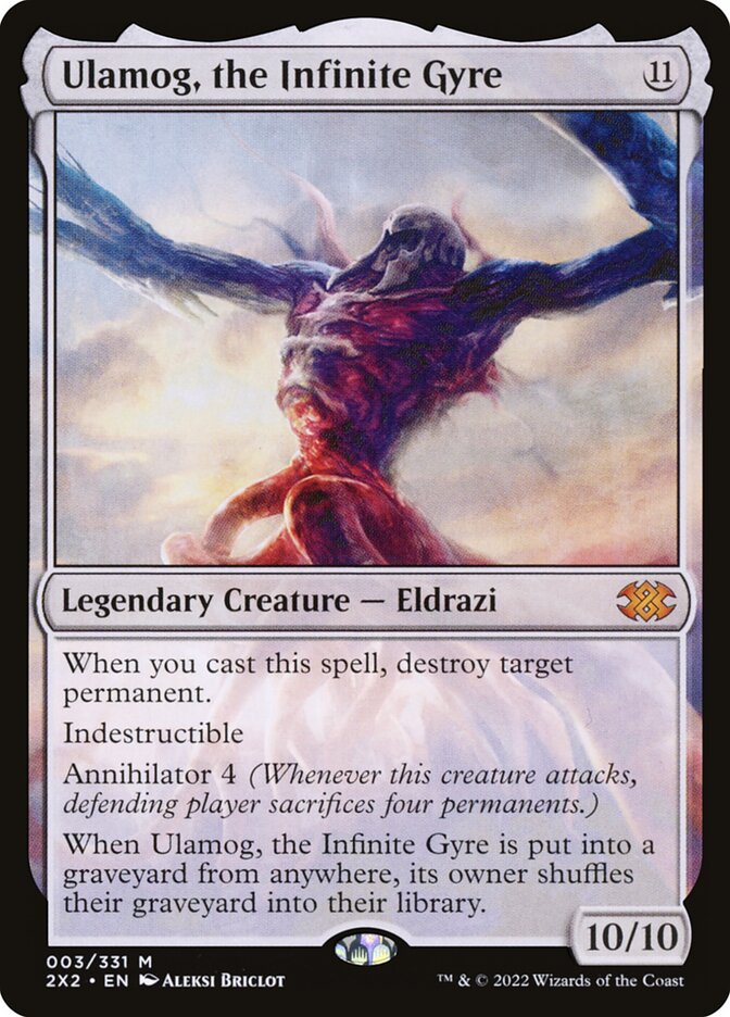 Ulamog, the Infinite Gyre, Double masters 2022 Card Art