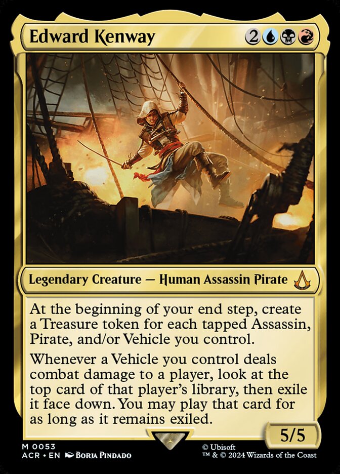 Edward Kenway, Assassin'S Creed Card Art
