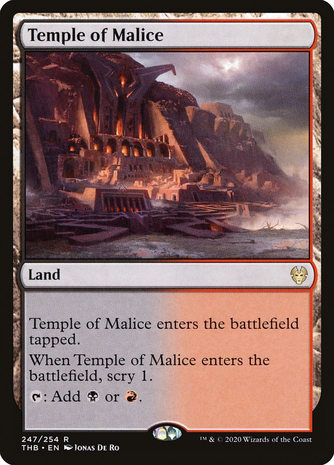 Temple of Malice, Theros beyond death Card Art