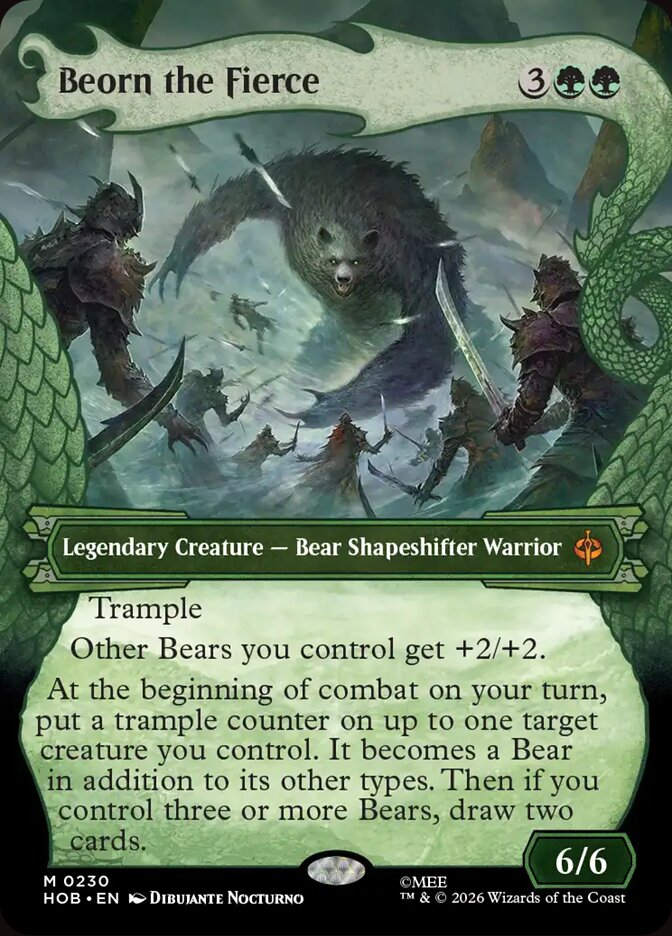 Beorn the Fierce, The Hobbit Card Art