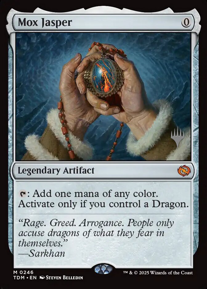 Mox Jasper, Tarkir: Dragonstorm Promos Card Art
