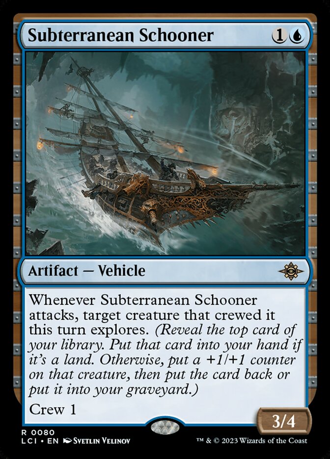 Subterranean Schooner, The lost caverns of ixalan Card Art