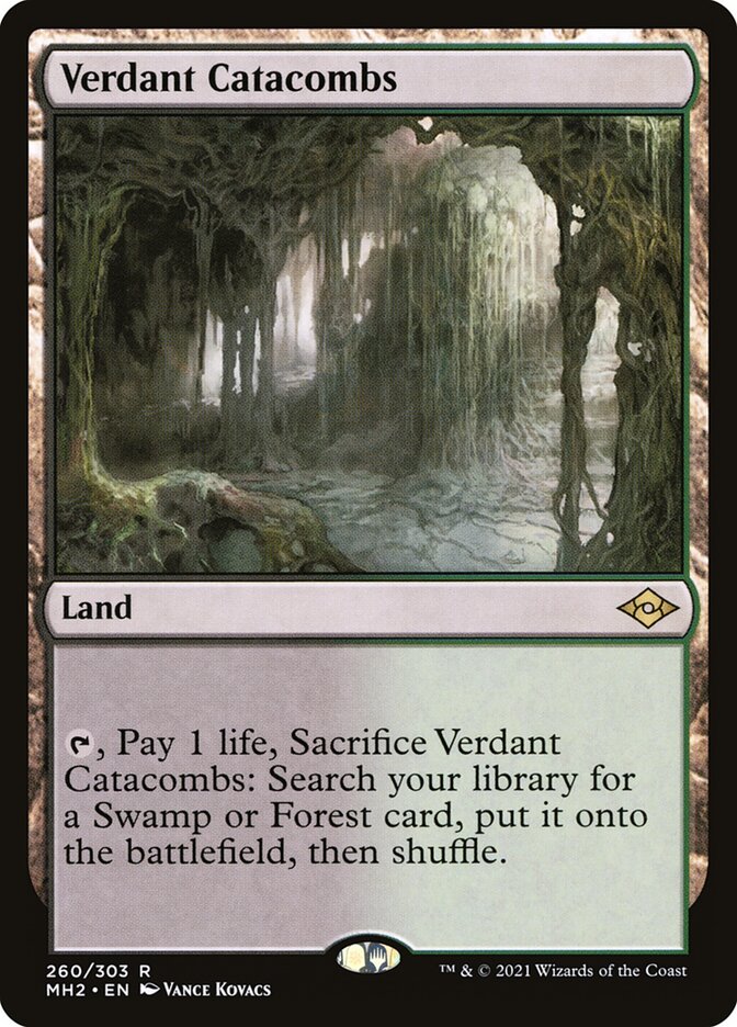 Verdant Catacombs, Modern horizons 2 Card Art