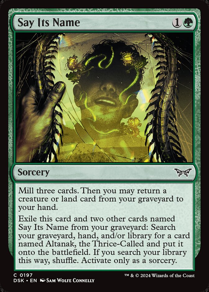 Say Its Name, Duskmourn: house of horror Card Art