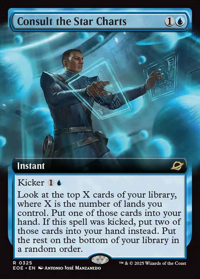 Consult the Star Charts, Edge Of Eternities Card Art