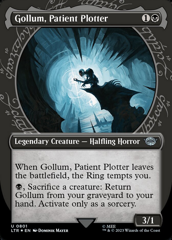 Gollum, Patient Plotter, The lord of the rings: tales of middle-earth Card Art
