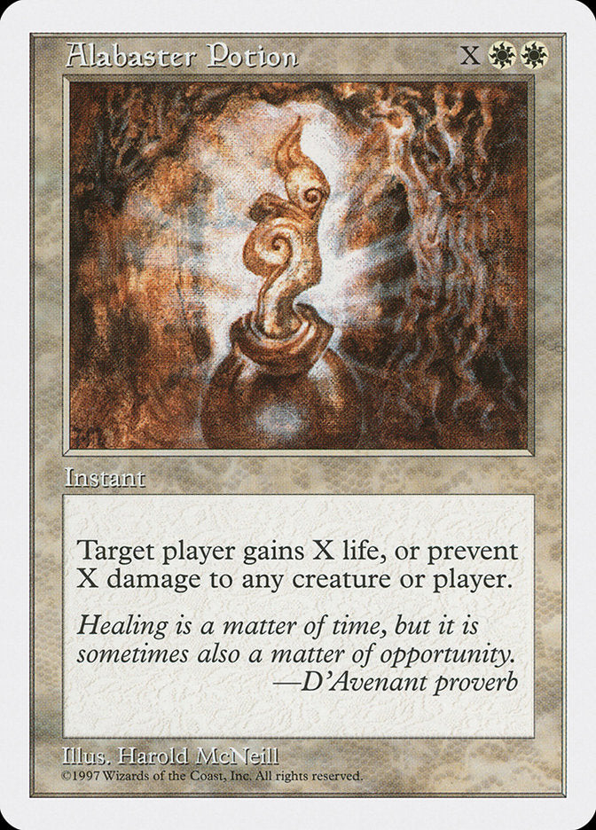 Alabaster Potion, Fifth edition Card Art
