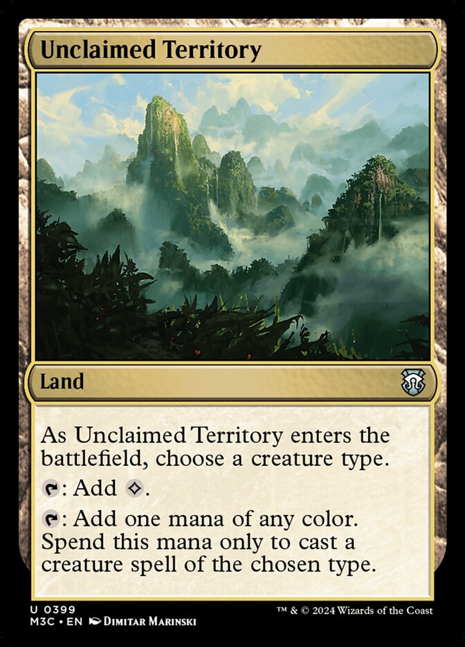 Unclaimed Territory, Modern Horizons 3 Commander Card Art