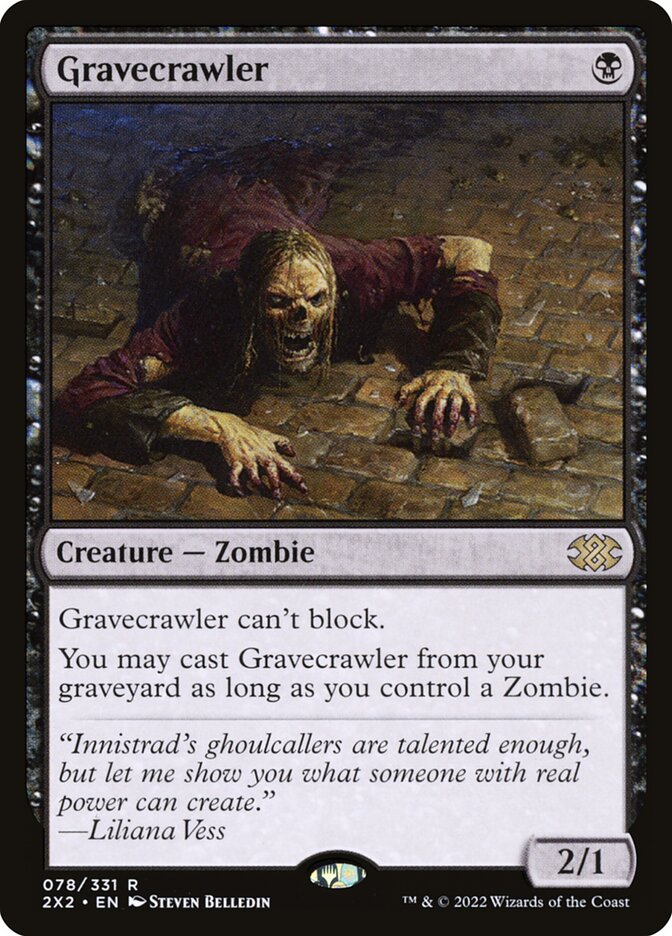 Gravecrawler, Double masters 2022 Card Art