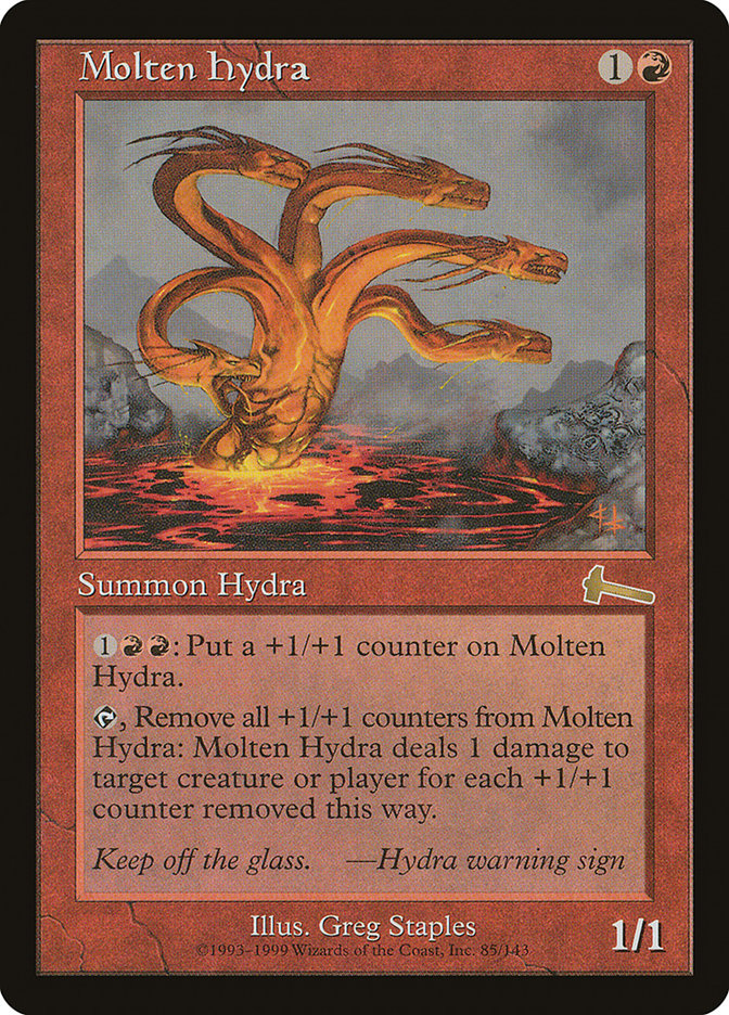 Molten Hydra, Urza's legacy Card Art