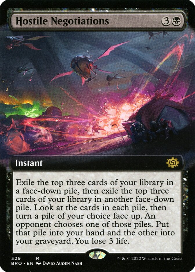 Hostile Negotiations, The brothers' war Card Art