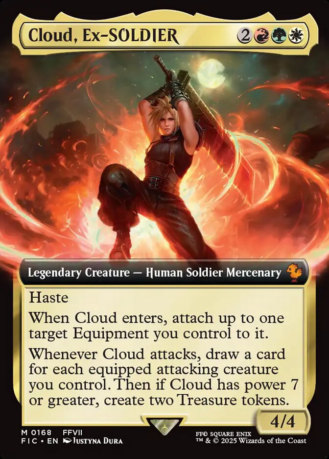 Cloud, Ex-SOLDIER, Final Fantasy Commander Card Art