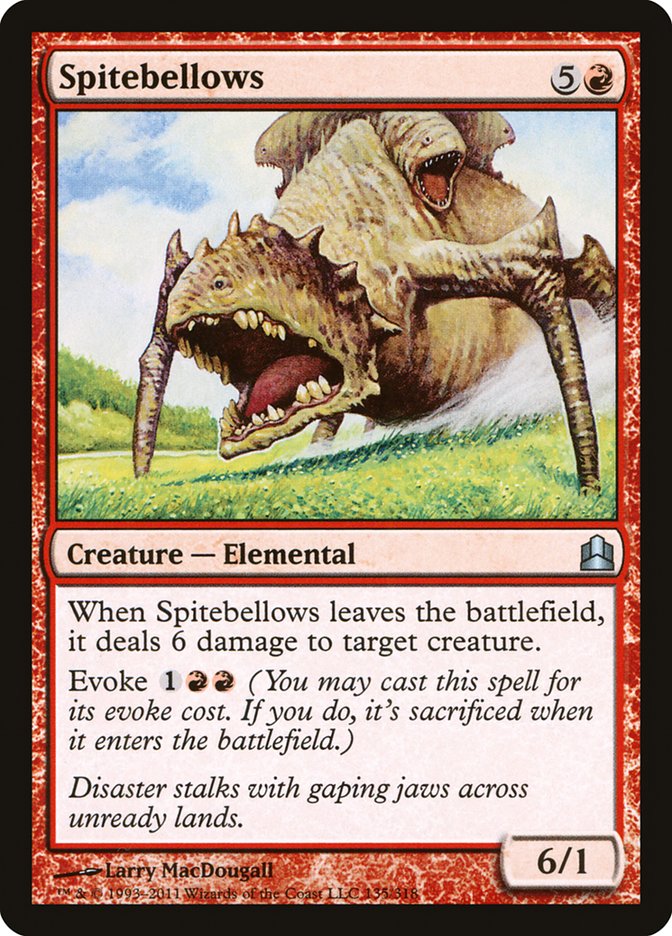 Spitebellows, Commander 2011 Card Art