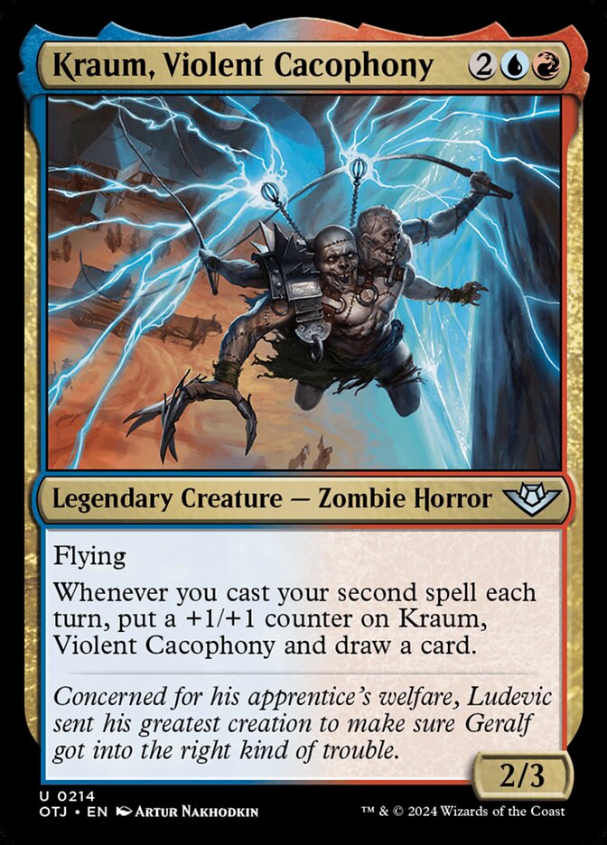 Kraum, Violent Cacophony, Outlaws of thunder junction Card Art