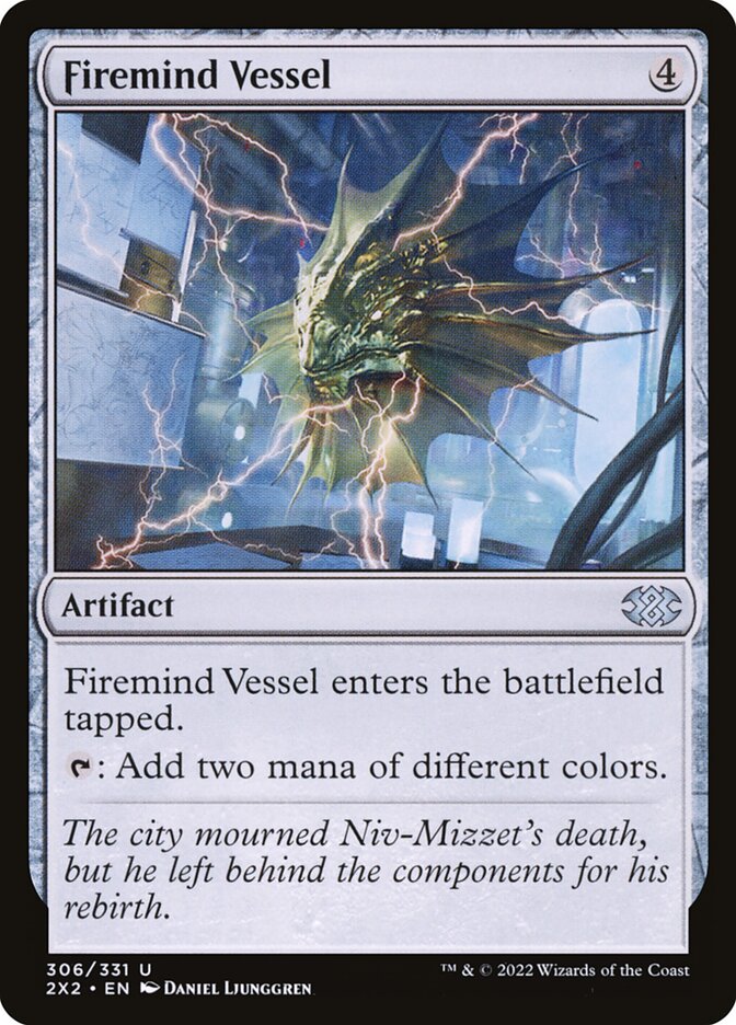 Firemind Vessel, Double masters 2022 Card Art