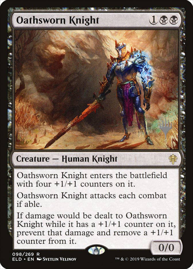 Oathsworn Knight, Throne Of Eldraine Promos Card Art