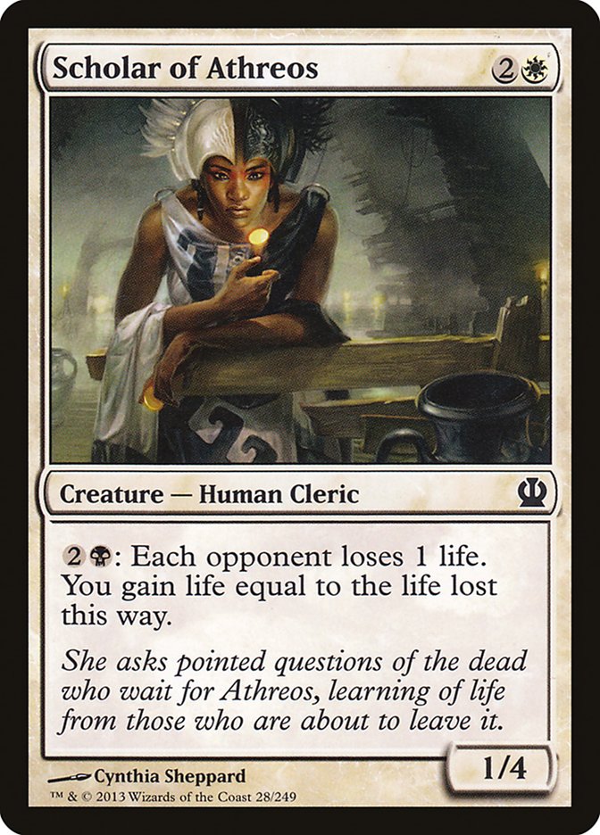 Scholar of Athreos, Theros Card Art
