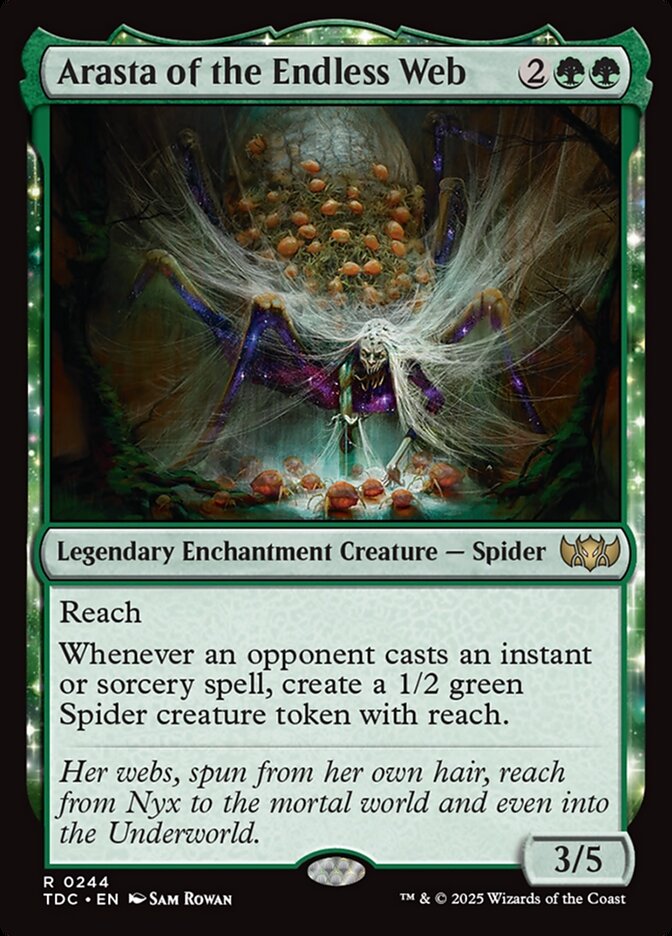 Arasta of the Endless Web, Tarkir: dragonstorm commander Card Art