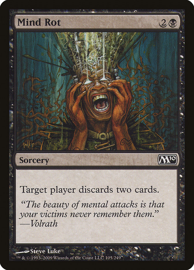 Mind Rot, Magic 2010 Card Art