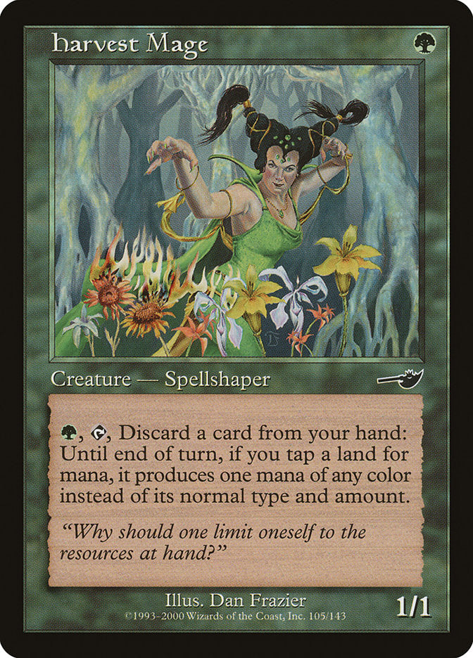 Harvest Mage, Nemesis Card Art