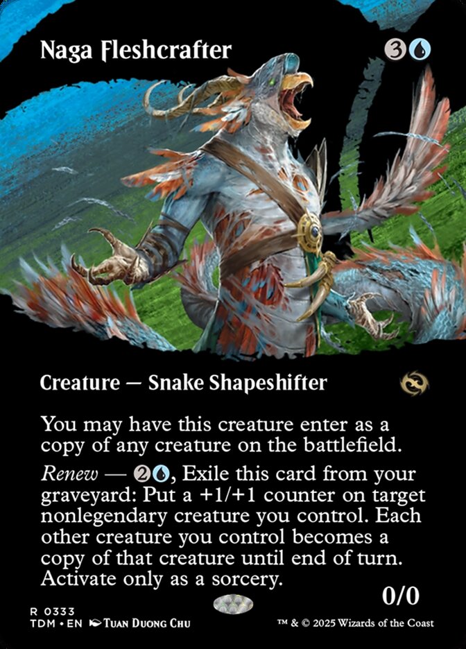 Naga Fleshcrafter, Tarkir: Dragonstorm Card Art