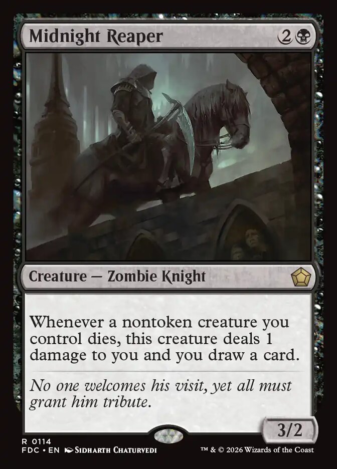 Midnight Reaper, Foundations Commander Card Art